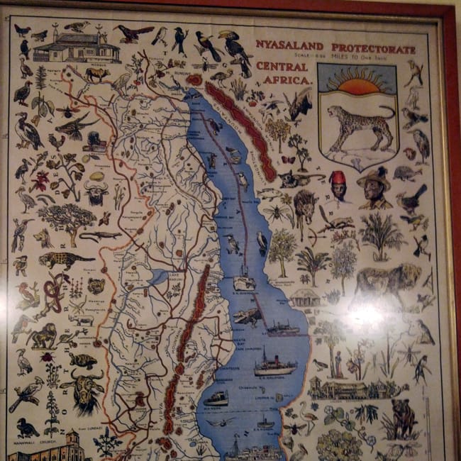 Old Malawi Map
