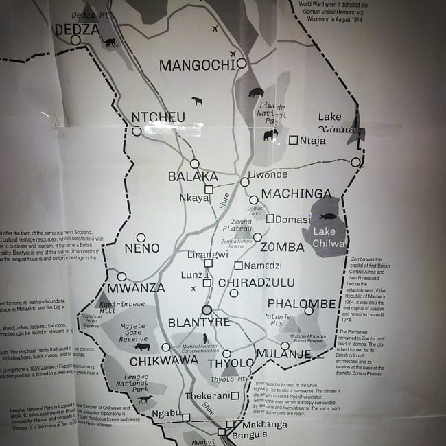 piecing together the Malawi map