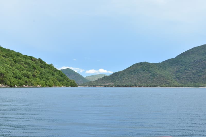 View of Cape Maclear, Chembe Village beach